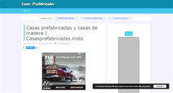 Desktop Screenshot of casasprefabricadas.mobi